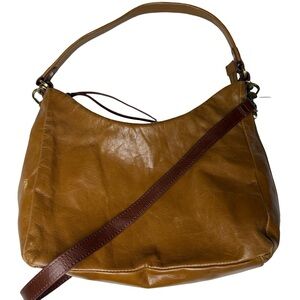 Hobo International Delilah Parchment Leather Crossbody/Shoulder Bag Slouchy READ